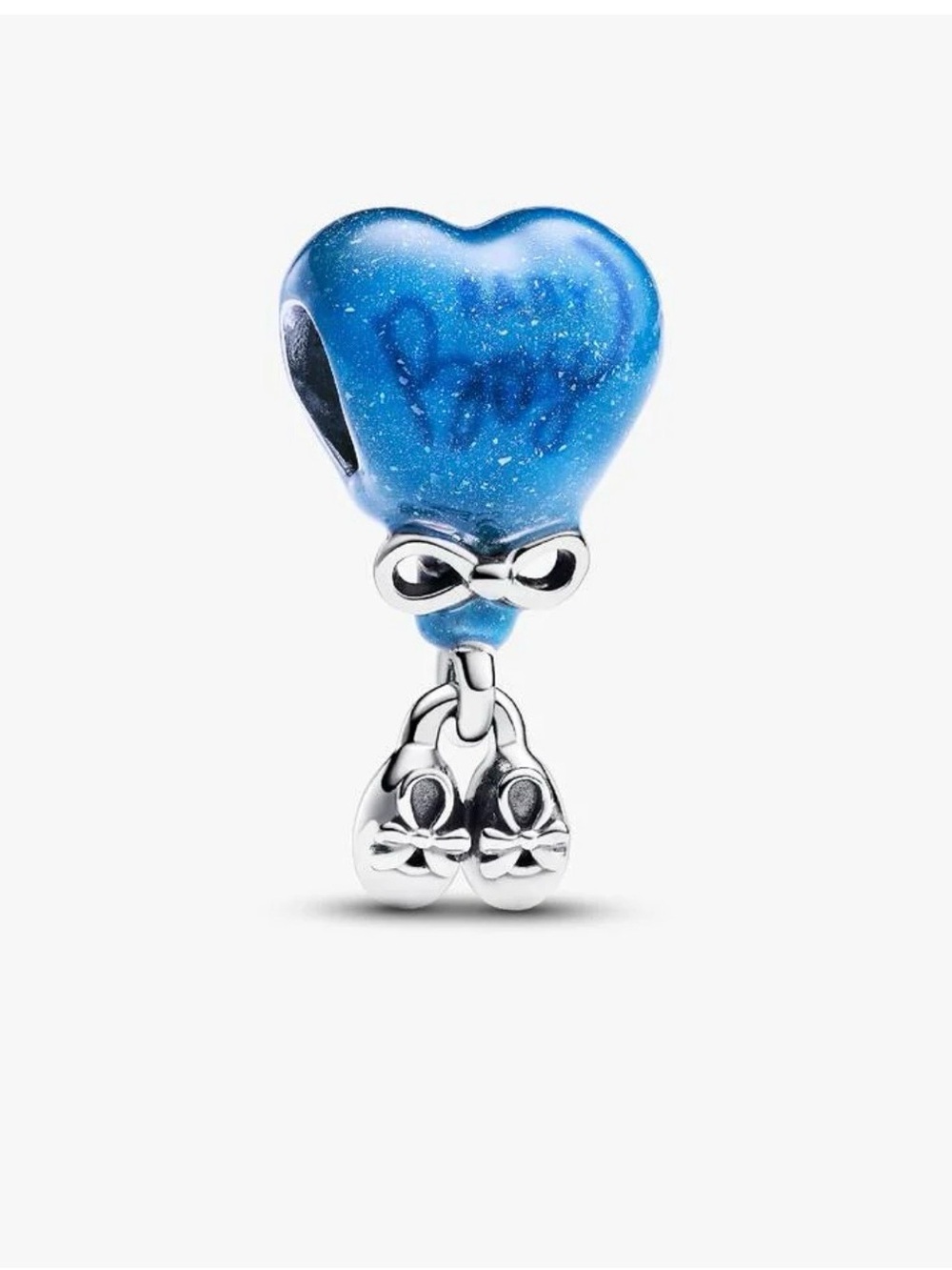 Pandora It's a Boy Heart & Shoes Dangle Charm